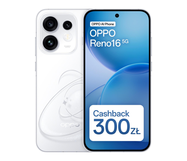 OPPO Reno16 5G 8/512GB White - 1576104 - zdjęcie